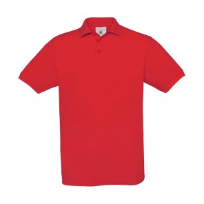 B&C Safran Piqué Polo - Red - S