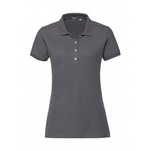 Russell Ladies' Fitted Stretch Polo - Convoy Grey - S