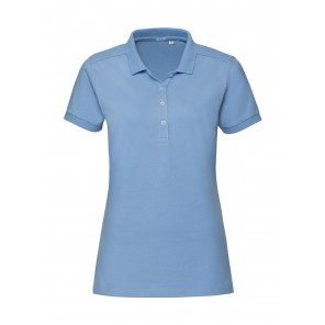 Russell Ladies' Fitted Stretch Polo - Sky - XS