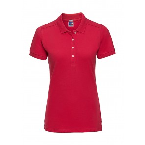 Russell Ladies' Fitted Stretch Polo - Classic Red - 2XL