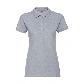 Russell Ladies' Fitted Stretch Polo - Light Oxford - XS