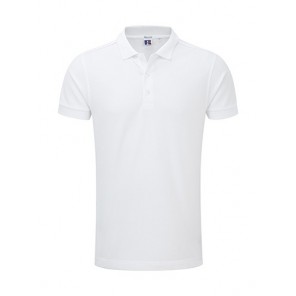 Russell Mens Stretch Polo White - Größe 3XL
