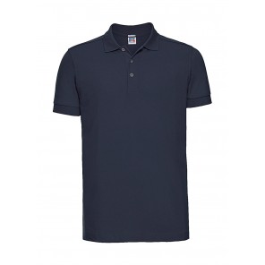 Russell Men's Fitted Stretch Polo - French Navy - S