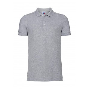 Russell Men's Fitted Stretch Polo - Light Oxford - S