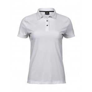 Tee Jays Ladies' Luxury Sport Polo - White - S