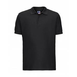 Russell Men's Ultimate Cotton Polo - Black - 4XL