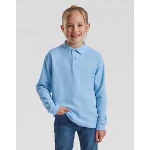 Fruit of the Loom Kids' 65/35 Long Sleeve Polo
