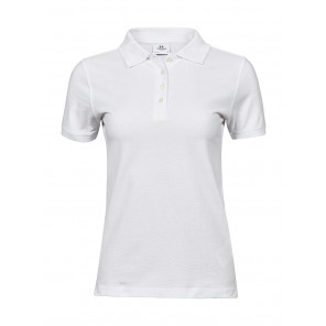 Tee Jays Ladies' Heavy Polo Piqué - White - S
