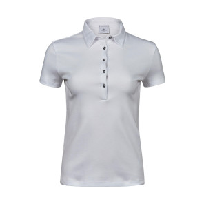 Tee Jays Ladies' Pima Cotton Polo - White - L