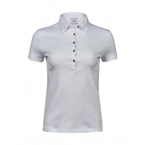 Tee Jays Ladies' Pima Cotton Polo - White - L