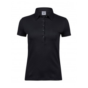Tee Jays Ladies' Pima Cotton Polo - Black - L