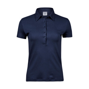 Tee Jays Ladies' Pima Cotton Polo - Navy Blue - M