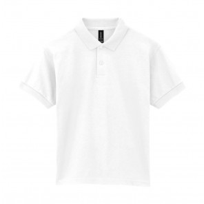 Gildan Kids' DryBlend® Jersey Polo - White - S(122/134)