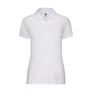 Fruit of the Loom Ladies' 65/35 Polo - White - XS
