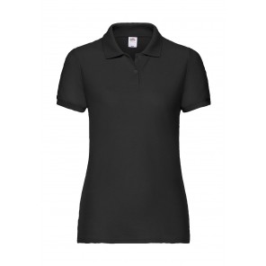 Fruit of the Loom Ladies' 65/35 Polo - Black - XL