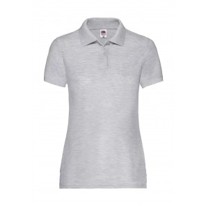 Fruit of the Loom Ladies' 65/35 Polo - Heather Grey - XL