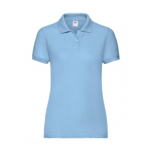 Fruit of the Loom Ladies' 65/35 Polo - Sky Blue - XS