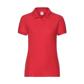 Fruit of the Loom Ladies' 65/35 Polo - Red - XS