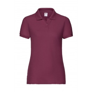 Fruit of the Loom Ladies' 65/35 Polo - Burgundy - XS