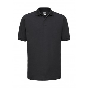 Russell Hardwearing Polo - 5XL and 6XL - Black - 5XL