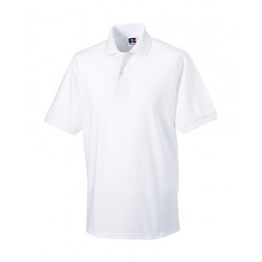 Russell Robustes Poloshirt - bis 4XL White - Größe XL