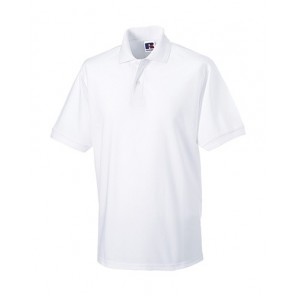 Russell Robustes Poloshirt - bis 4XL White - Größe 3XL
