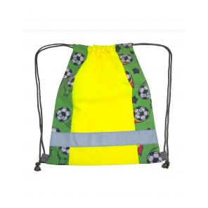 Korntex Childrens Gym Bag Action Line - Soccer Yellow - 30x40cm