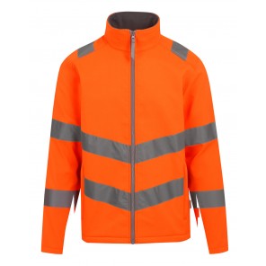 Regatta High Visibility Pro Hi-Vis Ablaze Softshell - Orange - 4XL