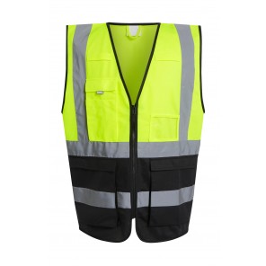 Regatta High Visibility Pro Hi-Vis Executive Vest - Yellow/Black - M