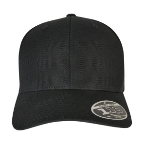 Flexfit 110 Structured Canvas Trucker - Black - ONE SIZE