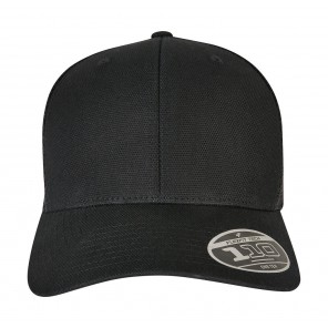 Flexfit 110 Structured Canvas Trucker - Black - OneSize