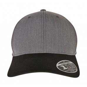 Flexfit 110 Melange Mix Cap - Dark Grey/Black - OneSize