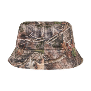 Flexfit Sherpa Real Tree Camo Reversible Bucket Hat - Green - ONE SIZE