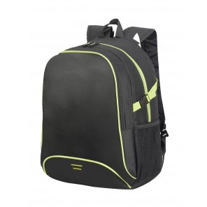 Shugon Osaka Basic Backpack - Black/Lime Green - OneSize