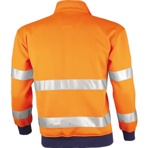 Qualitex Sweatshirt "signal" Orange - 2XL