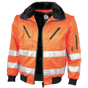 Qualitex Pilotenjacke "signal" Orange - 5XL