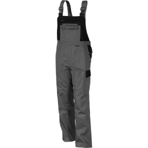 Qualitex Latzhose "image" Grey / Black - 64