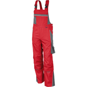 Qualitex Latzhose "PRO" Red / Grey - 29