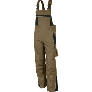 Qualitex Latzhose "PRO" Khaki / Black - 72