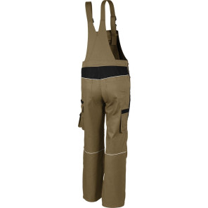 Qualitex Latzhose "PRO" Khaki / Black - 26