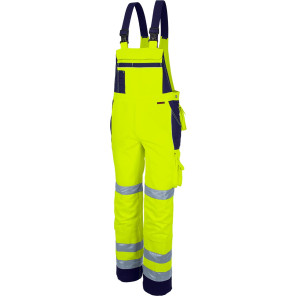 Qualitex Latzhose "PRO WS" Yellow / Naval - 52