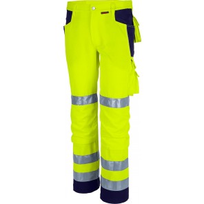 Qualitex Bundhose "PRO WS" Yellow / Naval - 106