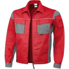 Qualitex Bundjacke "PRO" Red / Grey - 56