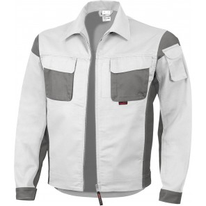 Qualitex Bundjacke "PRO" White / Grey - 56