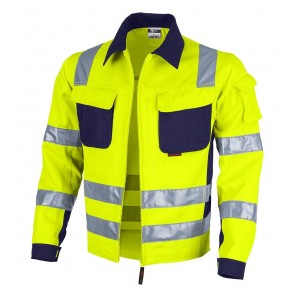Qualitex Bundjacke "PRO WS" Yellow / Naval - 44