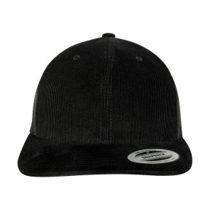Flexfit Corduroy Retro Trucker - Black - OneSize