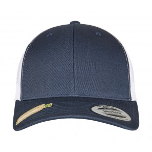 Flexfit Classics Recycled Retro Trucker Cap 2-Tone - Navy/White - OneSize
