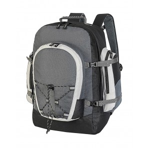 Shugon Monte Rosa Classic Travel Rucksack - Dark Grey/Black/Light Grey - OneSize