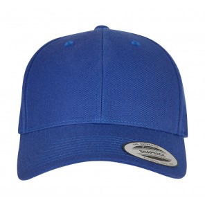 Flexfit Premium Curved Visor Snapback Cap - Royal - OneSize