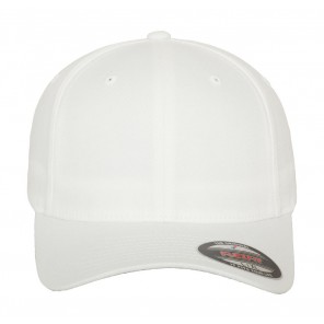 Flexfit Flexfit Wooly Combed Cap Kids - White - Youth52-54cm